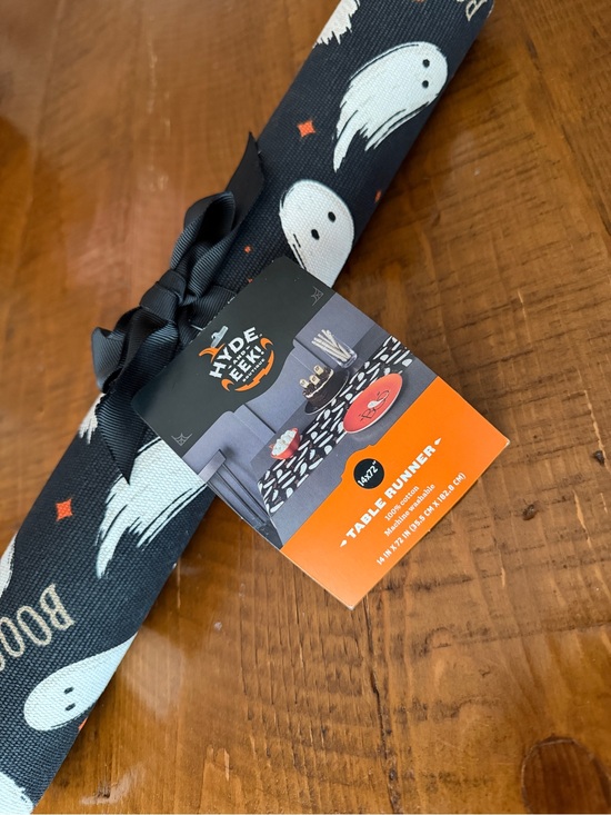 Hyde & EEK! Other - New Halloween table runner with ghosts, 100% cotton